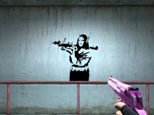 Banksy's Mona Lisa