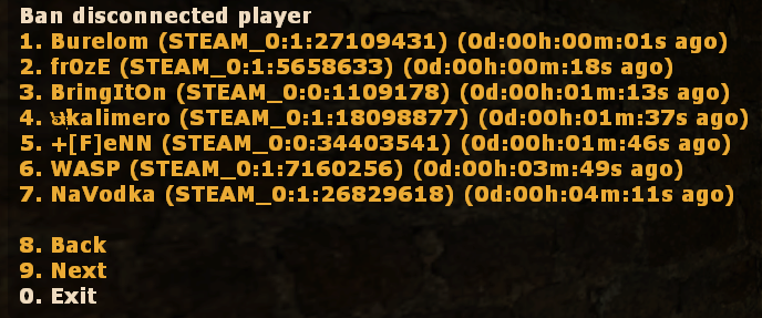BAN DISCONNECTED PLAYERS